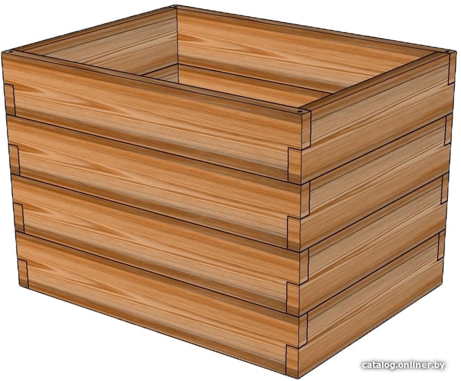 

Ящик для рассады Terra Высокая грядка из лиственницы 100x75x56