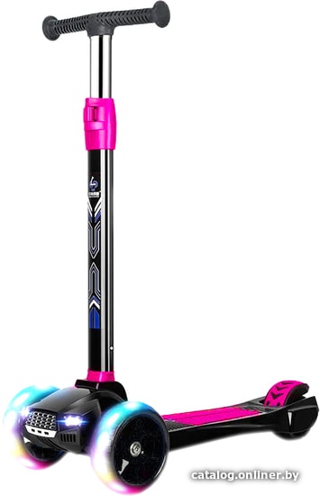 

Трехколесный самокат Scooter Jetta 1620 (черный/розовый)