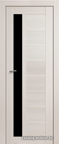 

Межкомнатная дверь ProfilDoors 37X 80x200 (эшвайт мелинга/стекло триплекс черный)