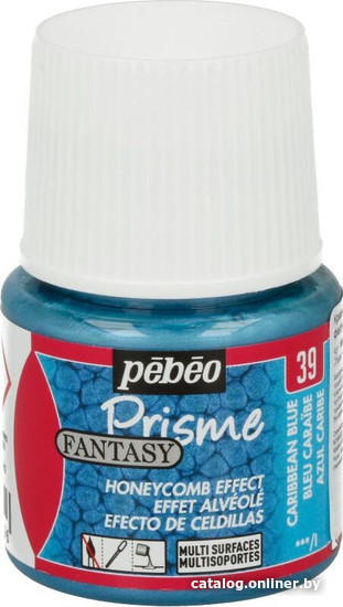 

Краска для стекла и керамики PEBEO Fantasy Prisme 166039 (45 мл, синий карибский)