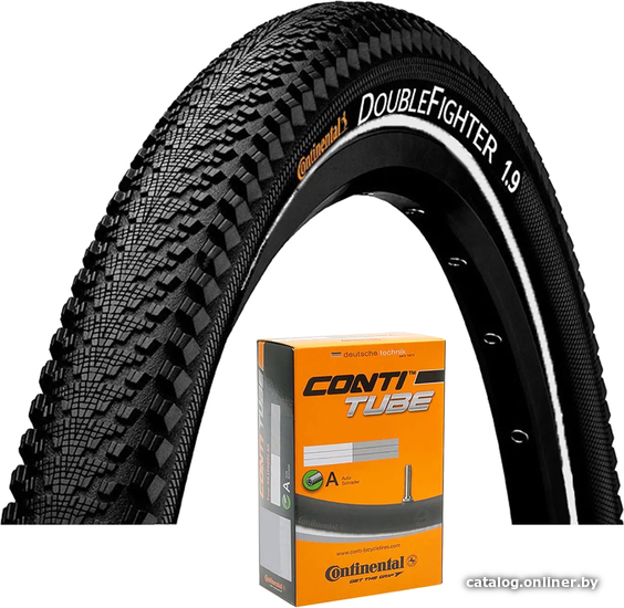 

Велопокрышка Continental Double Fighter 26''x1.9" (комплект)