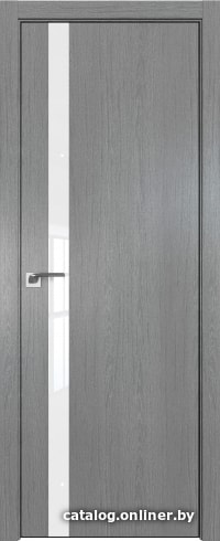 

Межкомнатная дверь ProfilDoors 6ZN 60x200 (грувд серый/стекло лак классик)