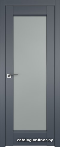 

Межкомнатная дверь ProfilDoors 107U 80x200 (антрацит, стекло матовое)
