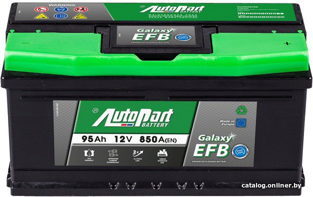 

Автомобильный аккумулятор AutoPart EFB950 595-580 (95 А·ч)