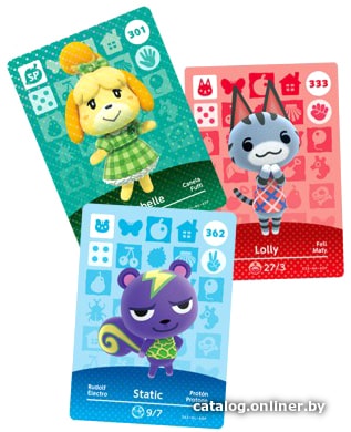 

Карты Nintendo Amiibo (коллекция Animal Crossing) — выпуск 4