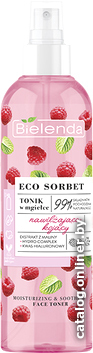 

Bielenda Тоник для лица Eco Sorbet Raspberry увлажняющий и успокаивающий (200 мл)