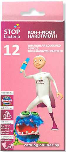 

Набор цветных карандашей Koh-i-Noor Stop Bacteria 3192012001KSRU (12 шт)