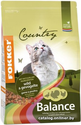 

Сухой корм для кошек Fokker Country Balance Cat game & poultry 2.5 кг