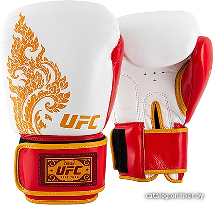 

Перчатки для единоборств UFC Premium True Thai UTT-75510 (12 oz, белый/красный)