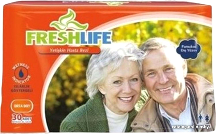 

Подгузники для взрослых FreshLife Medium (30 шт)