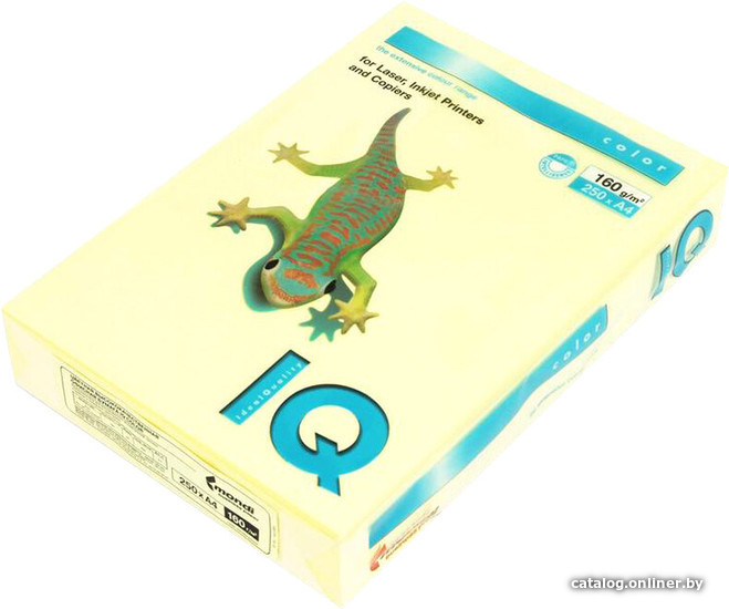 

Офисная бумага IQ Color NEOGB A4 (желтый неон, 80 г/м2, 100 л)