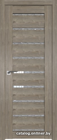 

Межкомнатная дверь ProfilDoors 2.49XN 60x190 (каштан темный, стекло дождь белый)