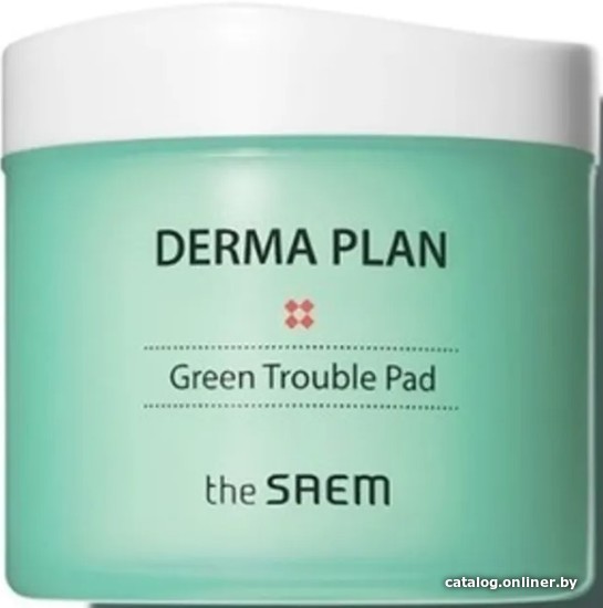 

The Saem Пэд для лица Derma Plan Green Trouble Pad 70 шт