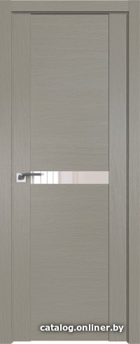 

Межкомнатная дверь ProfilDoors 2.01XN R 80x200 (стоун, стекло Lacobel Перламутровый лак)