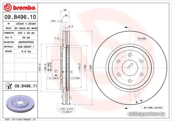 

Brembo 09B49611