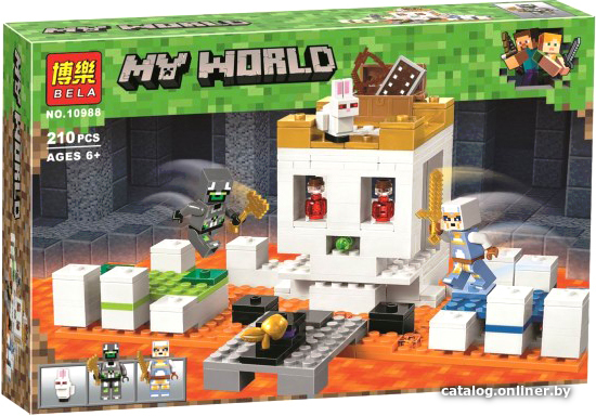 

Конструктор Bela My World 10988 Арена-череп