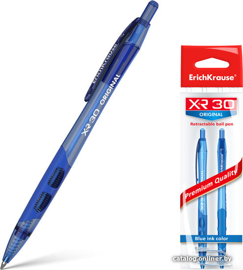 

Набор шариковых ручек Erich Krause XR-30 Original синий 43620 (12 шт)