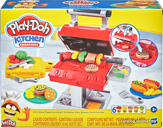 

Набор для лепки Hasbro Play-Doh Гриль барбекю F06525L0