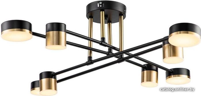

Припотолочная люстра Escada 10246/8LED Black/Gold