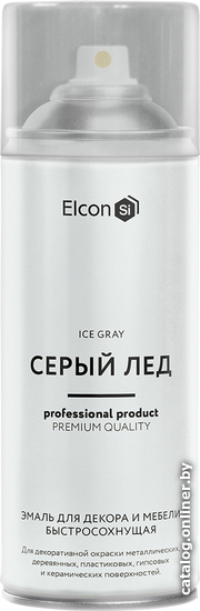 

Эмаль Elcon для декора и мебели Decor 0.52 л (серый лед)