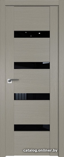 

Межкомнатная дверь ProfilDoors 2.81XN 80x200 (стоун, стекло черный триплекс)