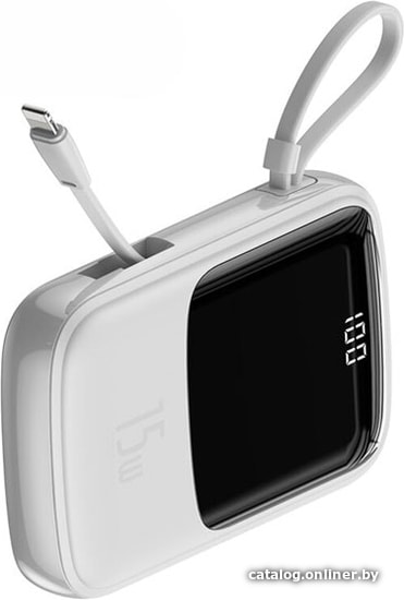 

Внешний аккумулятор Baseus Qpow Digital Display PPQD-B02 10000mAh (белый)