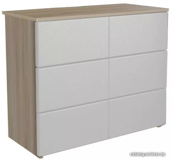 

Комод Bon Mebel Доминика (дуб крафт золотой-кожзам белый)