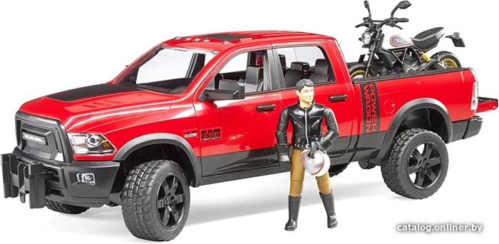 

Набор Bruder RAM 2500 Power Wagon including Ducati Desert Sled 02502