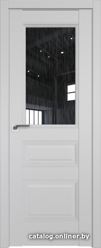 

Межкомнатная дверь ProfilDoors 67U 70x200 (манхэттен/стекло дождь черный)