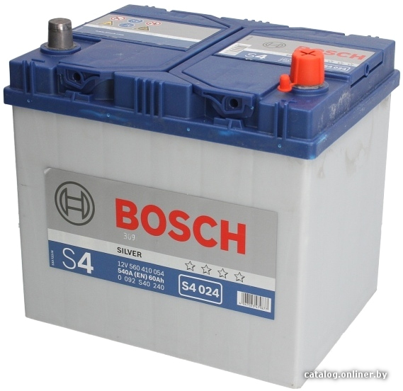 Bosch S4 024 (560410054) 60 А/ч JIS автомобильный аккумулятор купить в  Минске