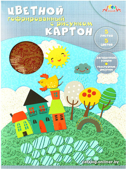 

Набор цветного картона Апплика Лето С1790-05 (5 цв)