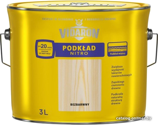 

Алкидная грунтовка Vidaron Podklad Nitro 3 л