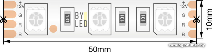 

Светодиодная лента Byled BLS5050-60-12-14.4-RGB-65