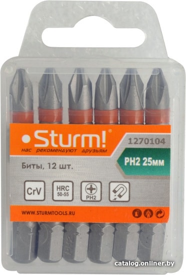

Набор бит Sturm 1270104 (12 предметов)