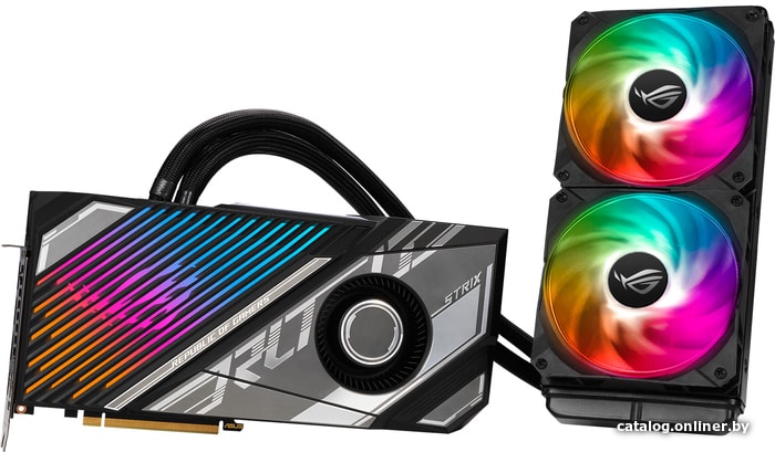 

Видеокарта ASUS ROG Strix LC GeForce RTX 3080 Ti Gaming OC Edition 12GB GDDR6X