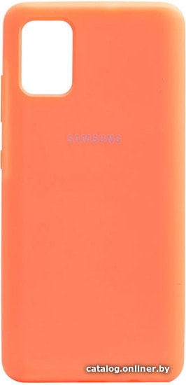 

Чехол для телефона EXPERTS Original Tpu для Samsung Galaxy A41 с LOGO (коралловый)