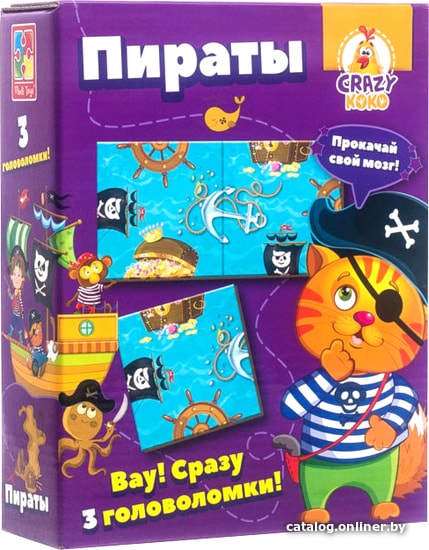 

Настольная игра Crazy Koko Головоломки. Пираты VT8055-01
