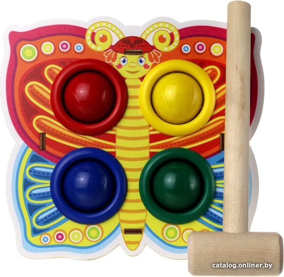 

Развивающая игрушка WoodLand Toys Стучалка Бабочка 115301