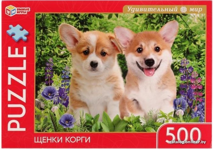 

Пазл Умные игры Щенки корги. Удивительный мир 4680107925473 (500 эл)