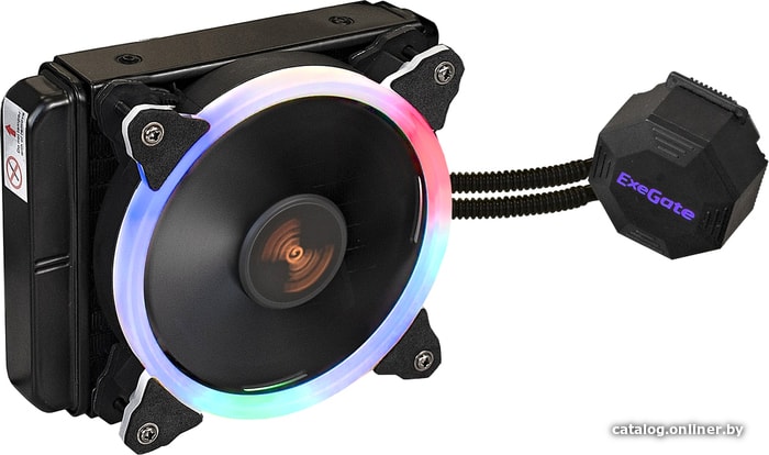 

Кулер для процессора ExeGate BlackWater-120.PWM.RGB EX286165RUS