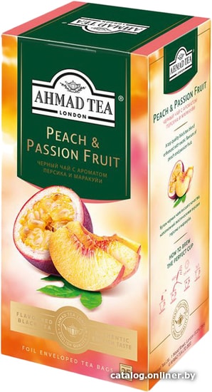 

Черный чай Ahmad Tea Peach & Passion Fruit 25 шт