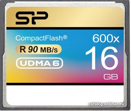 

Карта памяти Silicon-Power CF 600X CompactFlash SP016GBCFC600V10 16GB