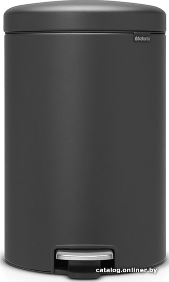 

Мусорное ведро Brabantia Pedal Bin NewIcon 20 л (минерально-графитовый)