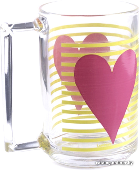 

Кружка Luminarc Mon coeur rose-noir N5029