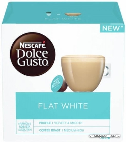 

Кофе в капсулах Nescafe Dolce Gusto Flat White 16 шт