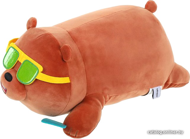 

Классическая игрушка Miniso We Bare Bears. Гризли в очках (38 см)