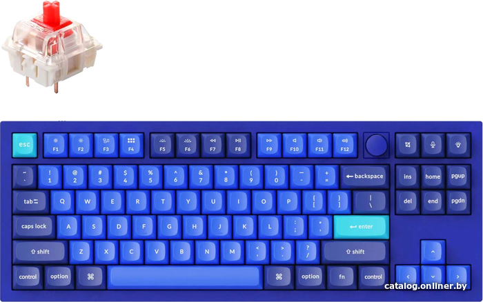 

Клавиатура Keychron Q3 RGB Q3-O1-RU (Gateron G Pro Red)