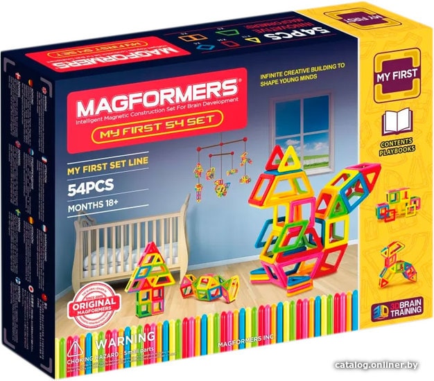 

Конструктор Magformers My First 54 702002