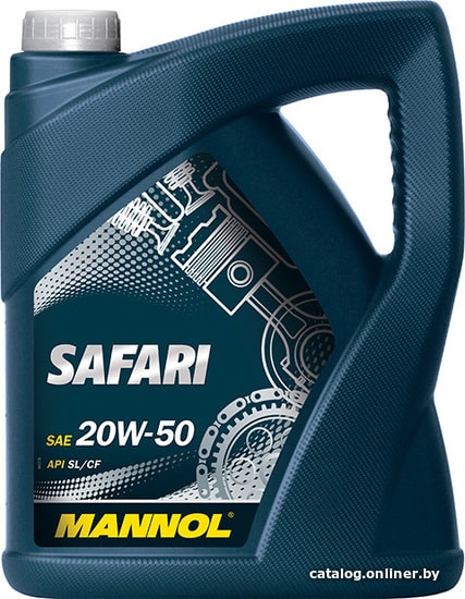 

Моторное масло Mannol Safari 20W-50 API SL/CF 5л