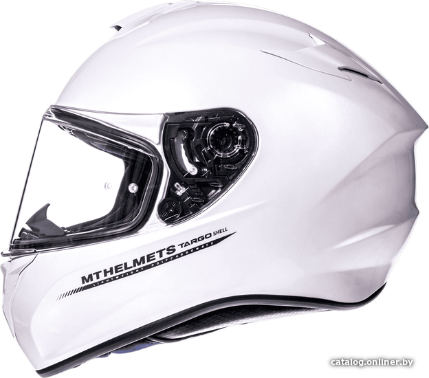 

Мотошлем MT Helmets Targo Solid A0 Gloss Pearl (S, белый)